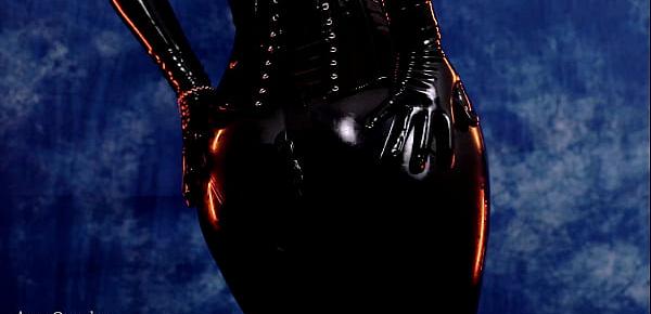  Arya Grander in Shiny Latex Rubber Catsuits Compilation Amazing Free Porn Fetish Video 4k